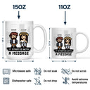 Gift For Couples,Gift For Husband,Gift For Wife,Gift For Boyfriend,Gift For Girlfriend,Love,LGBT - Custom Photo Pixel Art Standee Started With A Message - Personalized Mug