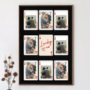 Custom Photo,Gift For Couples,Gift For Husband,Gift For Wife,Gift For Boyfriend,Gift For Girlfriend,Happy - Custom Photo Playing Card Couple Lucky In Love - Personalised Poster