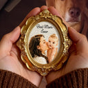 Gift For Mother, Gift For Husband, Gift For Wife, Parents, Gift For Grandma, Love - Custom Photo Realistic Watercolor Art Best Mom Ever - Personalized Ornate Frame
