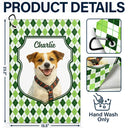 Happy, Dog Lovers, Pet Lovers, Cat Lovers, Golf - Custom Photo Realistic Watercolor Art Dog Cat Pet Portrait Vintage - Personalized Golf Towel