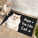 Art Design,Humorous,Pet Lovers,Photo - Watercolor - Remove BG - Custom Photo Realistic Watercolor Art Hope You Like Pets - Personalized Doormat