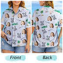 Gift For Men,Gift For Father,Gift For Grandpa - Custom Photo Reel Cool Dad - Personalized Hawaiian Shirt