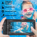 Custom Photo Salty Lil Beach - Personalized Waterproof Phone Pouch