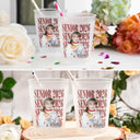 Gift For Women,Gift For Men,Graduation,Custom Photo,Happy,Gift For Yourself,Top Market,Photo - Custom Photo Senior Vintage Portrait - Personalized Frosted Cups