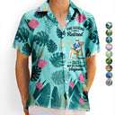 Beach, Summer, Poolside, Retirement, Gift For Women, Gift For Yourself, Gift For Wife, Funny - The Legend Has Retired - Personalized Hawaiian Shirt