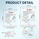 New Mom,Love,Gift For Mother,Photo - Custom Photo The World's Best Mommy Belongs To Me - Personalized Vertical Rectangle Acrylic Plaque