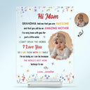 New Mom,Love,Gift For Mother,Photo - Custom Photo The World's Best Mommy Belongs To Me - Personalized Vertical Rectangle Acrylic Plaque