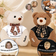 Custom Photo These Kids Are Getting Married - Personalized Hugging Bear