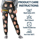 Custom Photo,Happy,Gift For Grandpa,Gift For Grandparents,Gift For Grandma,Gift For Mother,Gift For Father - Custom Photo This Grandpa Grandma Belongs To Kids Pet Face - Personalized Pajama Pants