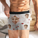 Custom Photo, Gift For Couples, Gift For Husband, Gift For Boyfriend, Funny - Custom Photo This Property Belongs To - Personalized Men's Boxer Briefs