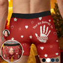 Custom Photo, Gift For Couples, Gift For Husband, Gift For Boyfriend, Funny - Custom Photo This Property Belongs To - Personalized Men's Boxer Briefs