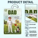 Custom Photo,Art Design,Gift For Father,Sport Dad,Golf,Playful,Photo - Toybox Figure - Custom Photo Toybox Figure Golf Dad Grandpa Limited Edition - Personalized Acrylic Car Hanger