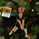 Gift For Yourself,Gift For Women,Gift For Men,Happy,Christmas,Custom Photo,Photo Hobby Ornament - Custom Photo Volleyball Player Team - Personalized Acrylic Photo Ornament