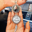 Love, Graduation, Gift For Daughter, Gift For Son, Gift For Yourself, Gift For Women, Gift For Men - Custom Photo Walk With Me Today Dad Memorial Graduation - Personalized Photo Pendant Charm