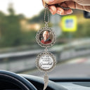 Love, Graduation, Gift For Daughter, Gift For Son, Gift For Yourself, Gift For Women, Gift For Men - Custom Photo Walk With Me Today Dad Memorial Graduation - Personalized Photo Pendant Charm
