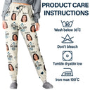 Engaged,Gift For Husband,Gift For Wife,Gift For Couples,Christmas - Custom Photo We Officially Said Yes - Personalized Pajama Pants