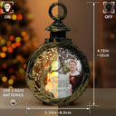 Sad, Memorial, Custom Photo - Custom Photo When You Miss Me Have No Fear - Personalized Candlelight Lantern Ornament