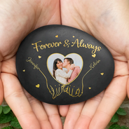 Gift For Couples,Gift For Husband,Gift For Wife,Gift For Boyfriend,Gift For Girlfriend,Love,Custom Photo - Custom Photo You & Me We Got This - Personalized Printed Rock