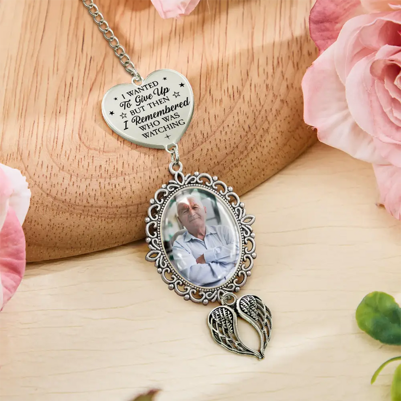 Custom Photo I Wanted To Give Up - Personalized Graduation Tassel Charm