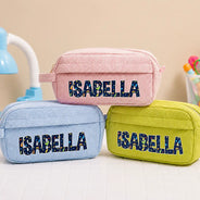 Back To School, Gift For Kids, Confident, Custom Text - Customize Name Pencil Pouch Back To School - Personalized Corduroy Pencil Case