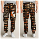 Reading, Gift For Yourself, Gift For Women, Happy - Cute Ghost Just A Girl Who Loves Books - Personalized Pajama Pants