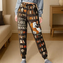 Reading, Gift For Yourself, Gift For Women, Happy - Cute Ghost Just A Girl Who Loves Books - Personalized Pajama Pants