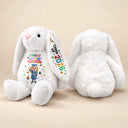 Graduation,Gift For Grandkids,Gift For Kids,Happy,Vector - Cute Graduation Kid Kindergarten Preschool - Personalized Soft Toy Bunny