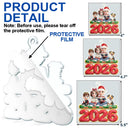Gift For Couples,Family,Parents,Christmas,Pet Couple - Cute Couple With Kids And Dogs Cats 3D Effect - Personalized Custom Shaped Acrylic Ornament