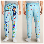 Graduation,Gift For Grandkids,Gift For Kids,Happy - Cute Graduation Kid Kindergarten Preschool - Personalized Pajama Pants