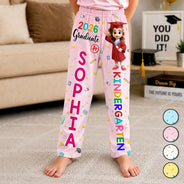 Graduation,Gift For Grandkids,Gift For Kids,Happy - Cute Graduation Kid Kindergarten Preschool - Personalized Pajama Pants