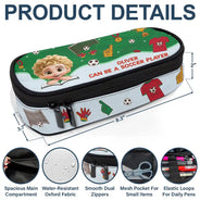 Gift For Kids, Back To School - Cute Kid Can Be Doctor Teacher Firefighter Astronaut - Personalized Pencil Case