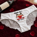 Wedding Anniversary,Gift For Wife,Humorous,Gift For Couples,Vector - Beard Oil You Mean Love Juice Funny Underwear For Wife - Personalized Panty