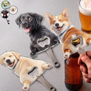 Art Design,Humorous,Pet Lovers,Photo - Squishy Pet Butt - Custom Photo Funny Dog Cat Pet - Personalized Custom Shaped Bottle Opener