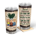 Dream Breaking Awesome - Gift For Father And Mother In Law - Personalized Custom Tumbler