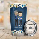 My Favorite People Call Me Grandpa Dad Gift - Personalized Custom Tumbler