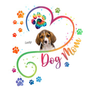 Custom Photo Dog Mom - Gift For Dog Lovers - Personalized Decor Decal