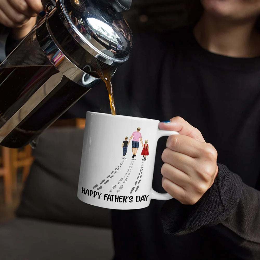 Happy Father's Day Best Dad Ever - Personalized Mug