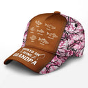 Hooked On Being Grandpa Fishing - Personalized Classic Cap