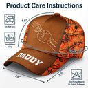 Grandpa Papa Daddy Fist Bump - Personalized Classic Cap