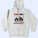 Stars & Stripes You And Me And The Cats - Personalized T Shirt
