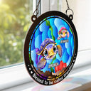 Blessed To Be Called Turtle Summer - Personalized Window Hanging Suncatcher Ornament