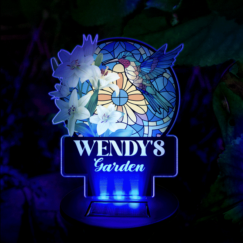 Mom Flowers Garden - Personalized Solar Light