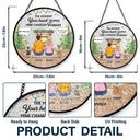 You Were My Favorite Hello And Hardest Goodbye - Personalized Stained Glass Window Hanging Suncatcher
