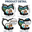 Everything We Are Is Because Of You - Personalized Window Hanging Suncatcher Ornament