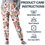 Custom Photo Girly Christmas - Personalized Pajamas Pants
