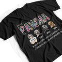 Grandma Mom Pawma - Dog Lover Gift - Personalized Custom T Shirt