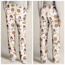 Gift For Father, Gift For Mother - Custom Photo Western Christmas Best Mom Dad - Personalized Pajama Pants
