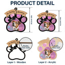 Memorial- Custom Photo In Loving Memory Memorial - Personalized Window Hanging Suncatcher Ornament