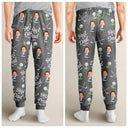 Golf, Gift For Father, Gift For Grandpa - Custom Photo Best Dad By Par - Personalized Pajama Pants