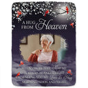 Memorial - Custom Photo A Hug From Heaven - Personalized Fleece Blanket, Sherpa Blanket